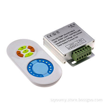 Variable Color Temperature/RF Touch Remote Controller, 12/24V DC Input Voltage